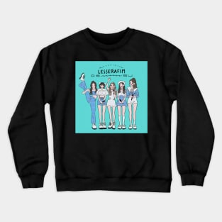 Le sserafim cute digital drawing Crewneck Sweatshirt